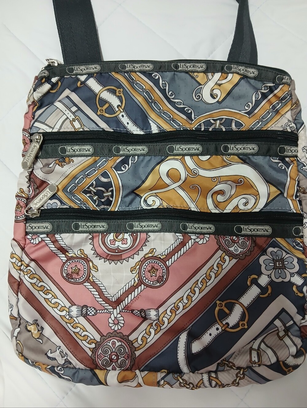 Lesportsac Printed Equestrian Pattern Crossbody Bag